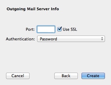 Mac Mail SMTP more info