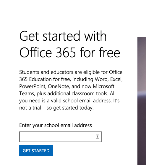 free microsoft office for students